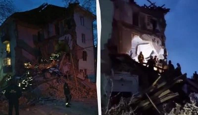 Російська ППО рознесла під'їзд будинку в Сизрані, під завалами шукають людей, - ЗМІ